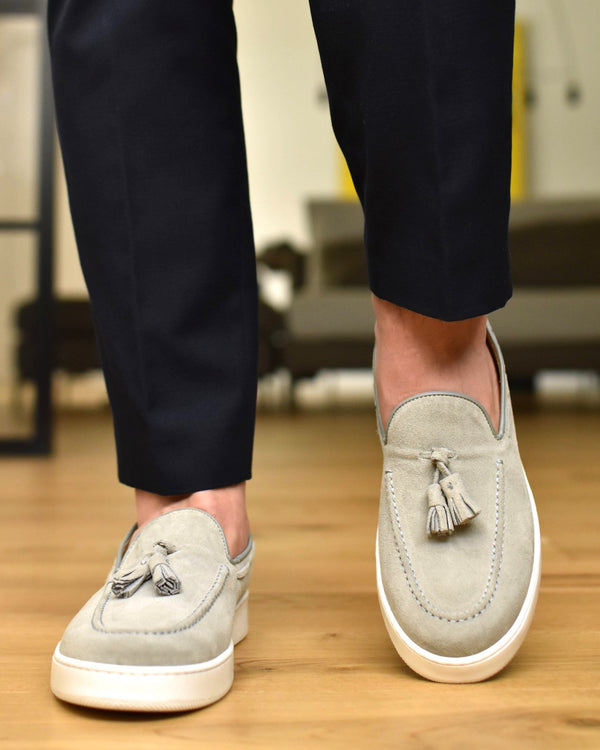 PORTO ROTONDO - Grijs Suède