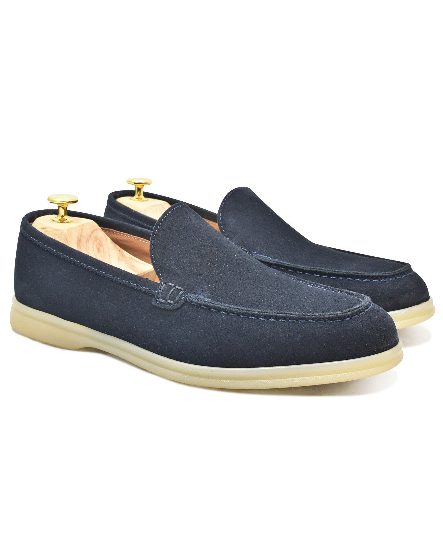 TRANI - Navy Suede