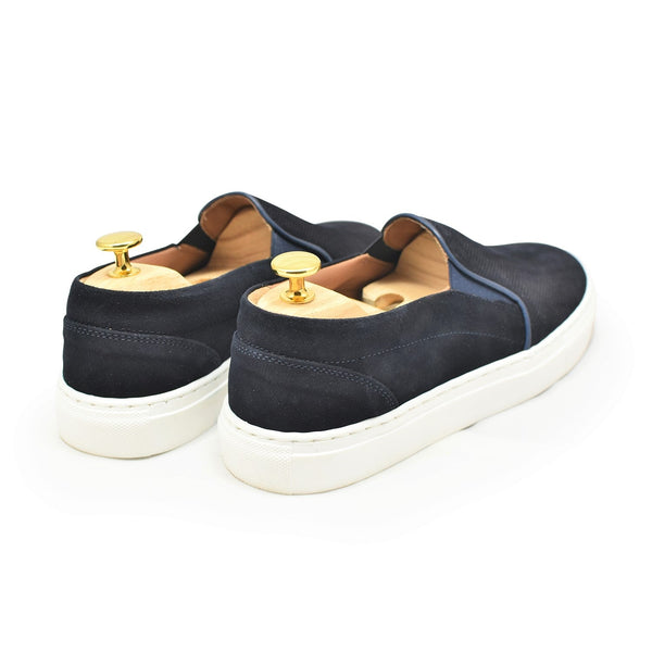 PONZA - Navy Suede