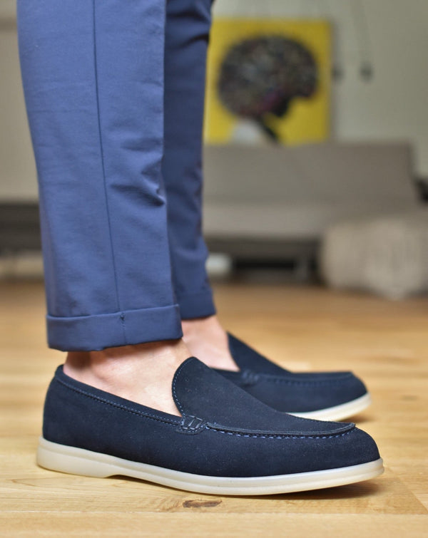 TRANI - Navy Suede