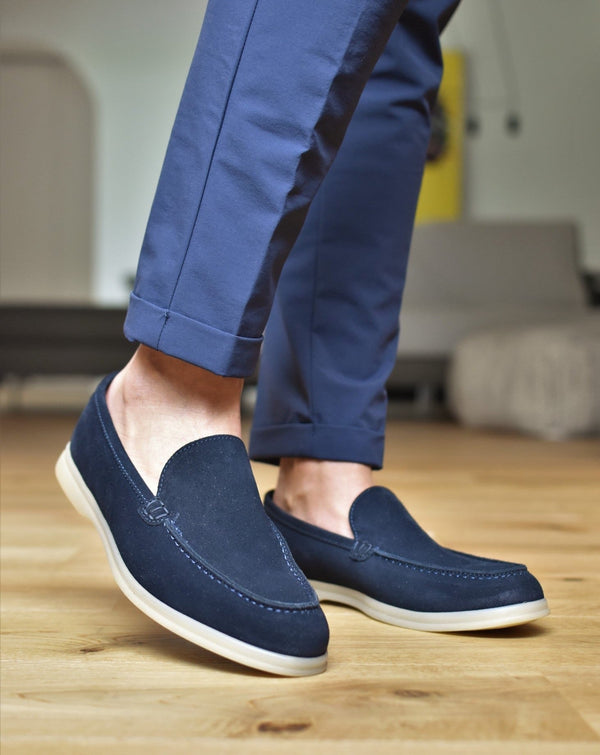 TRANI - Navy Suede