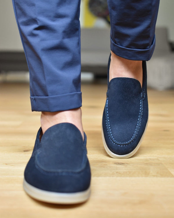 TRANI - Navy Suede