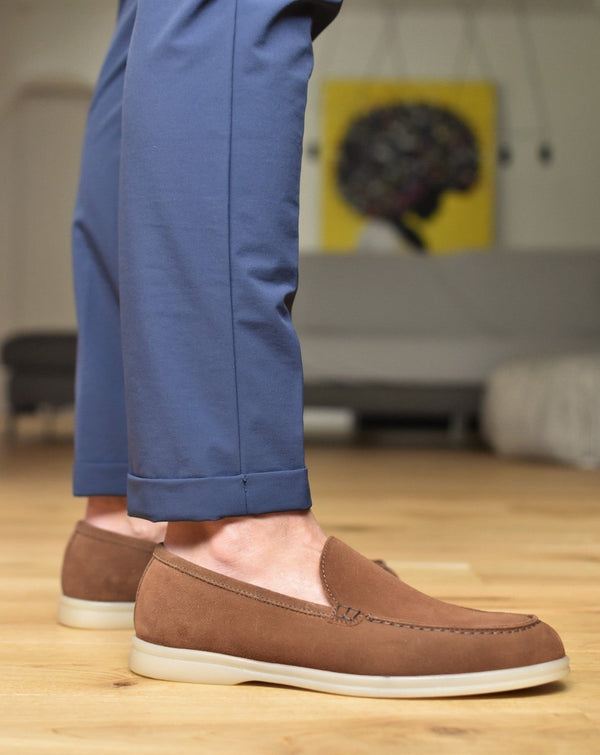 TRANI - Tobacco Suede