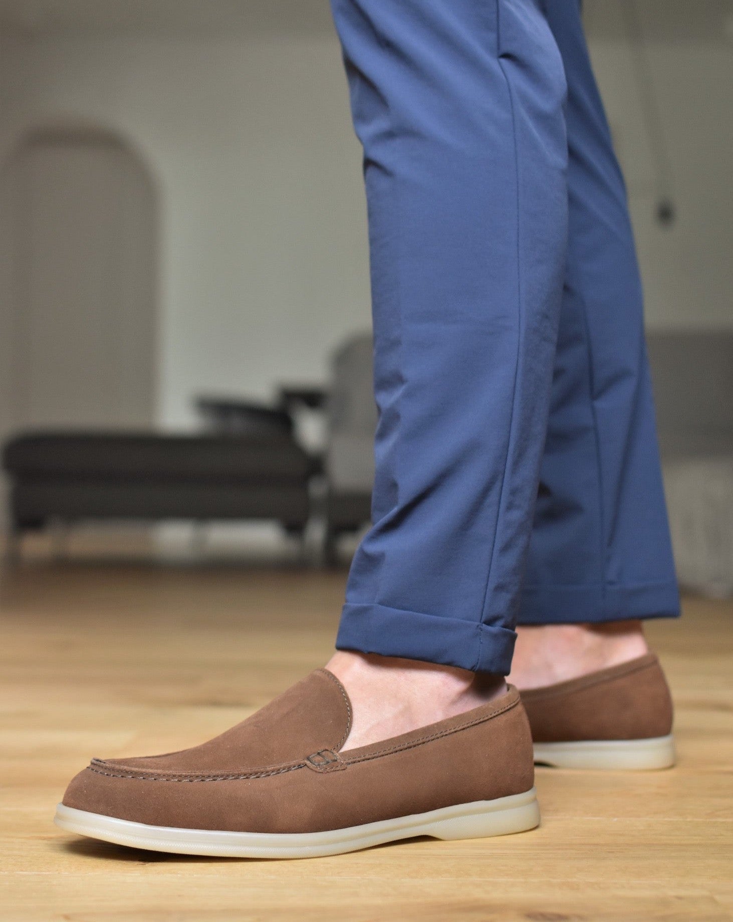 TRANI - Tobak Suede