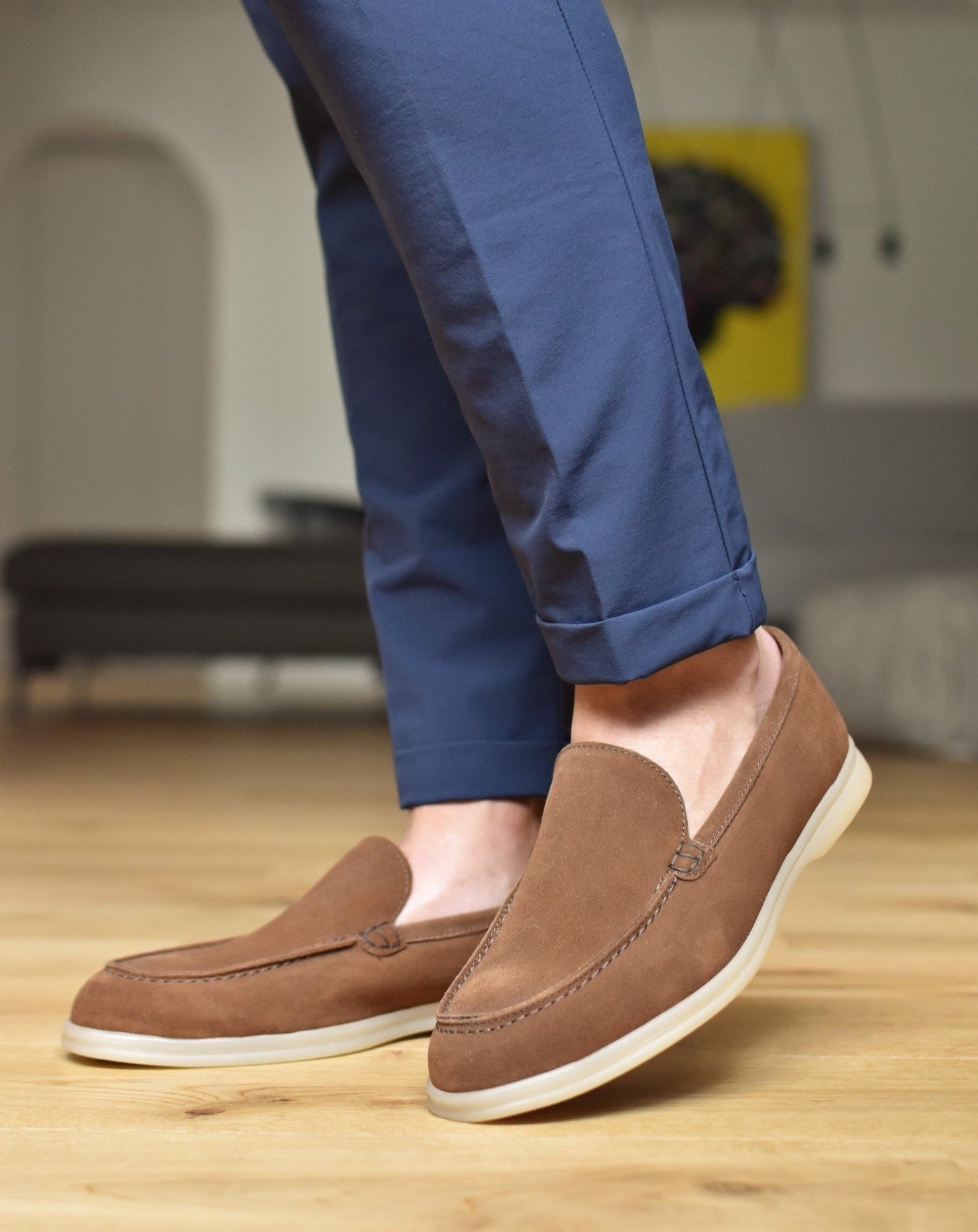 TRANI - Tobak Suede