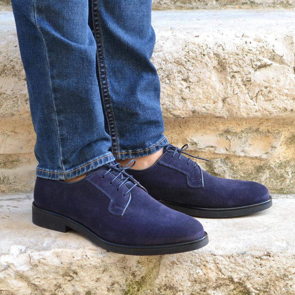 PIACENZA - Navy Suede ULTIMO 45