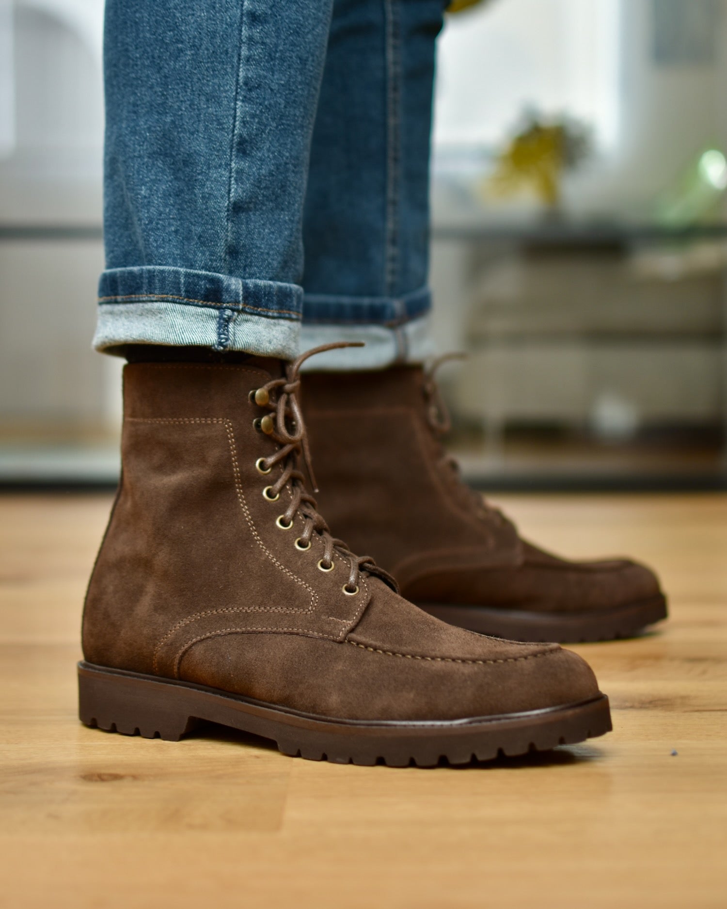 FASANO - Brown Suede