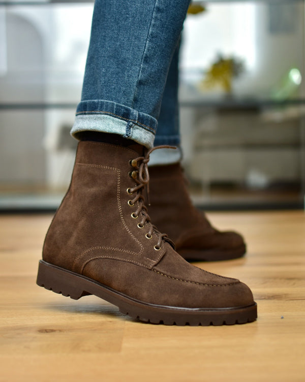 FASANO - Brown Suede