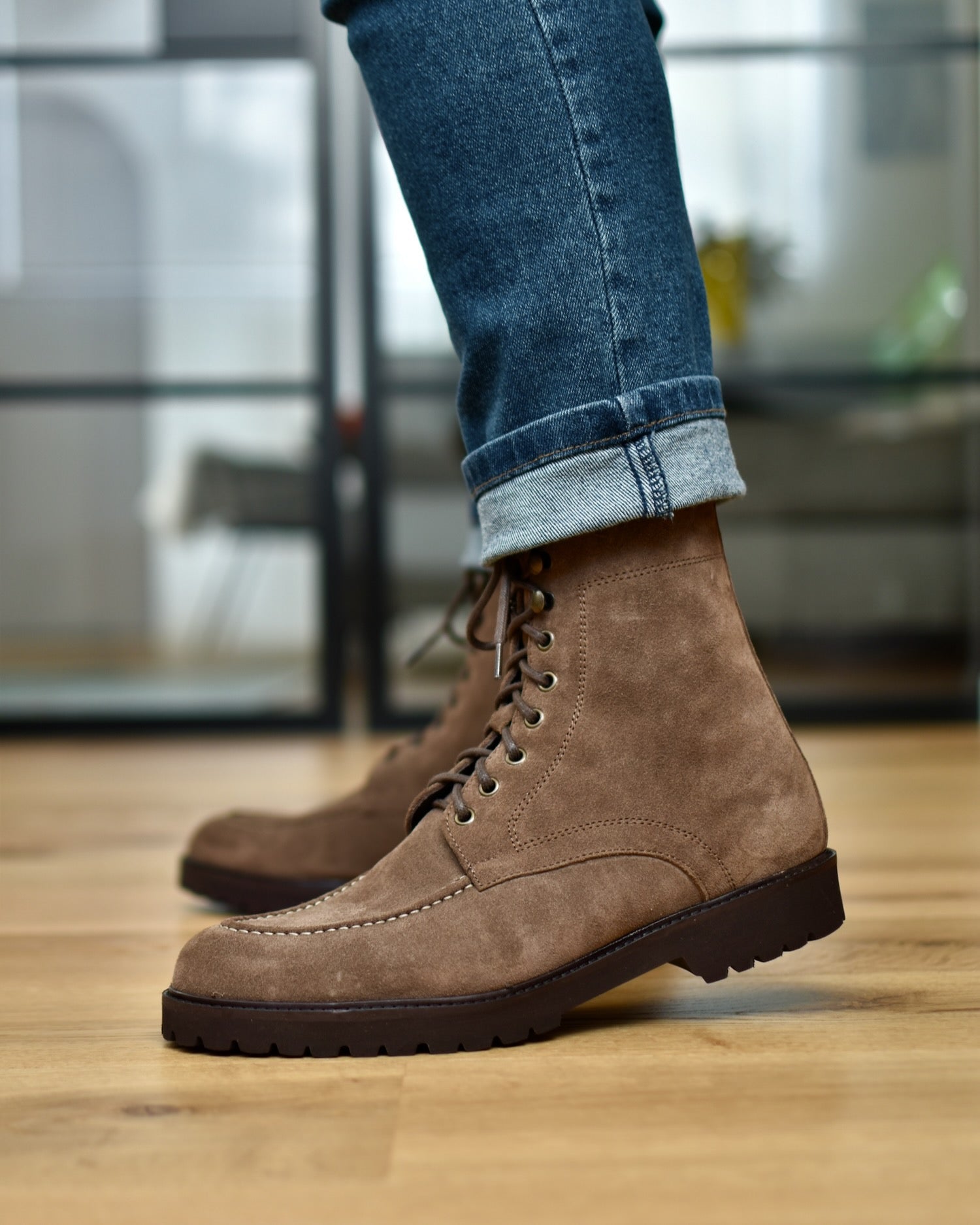 FASANO - Taupe Suede