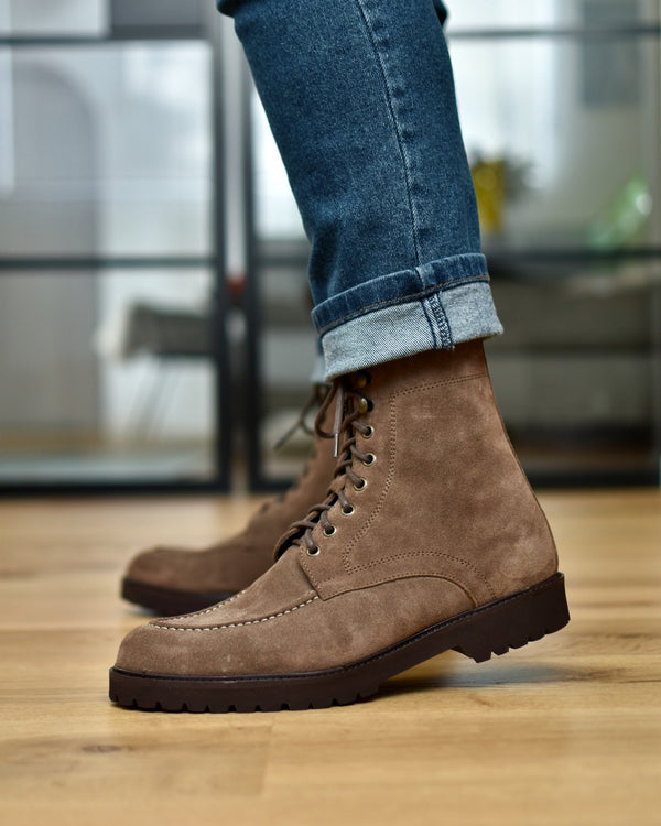 FASANO - Taupe Suede