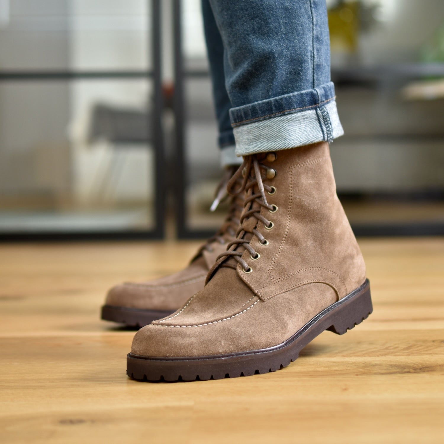 FASANO - Taupe Suede