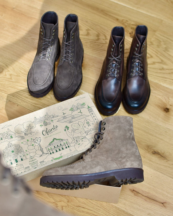 FASANO - Taupe Suede