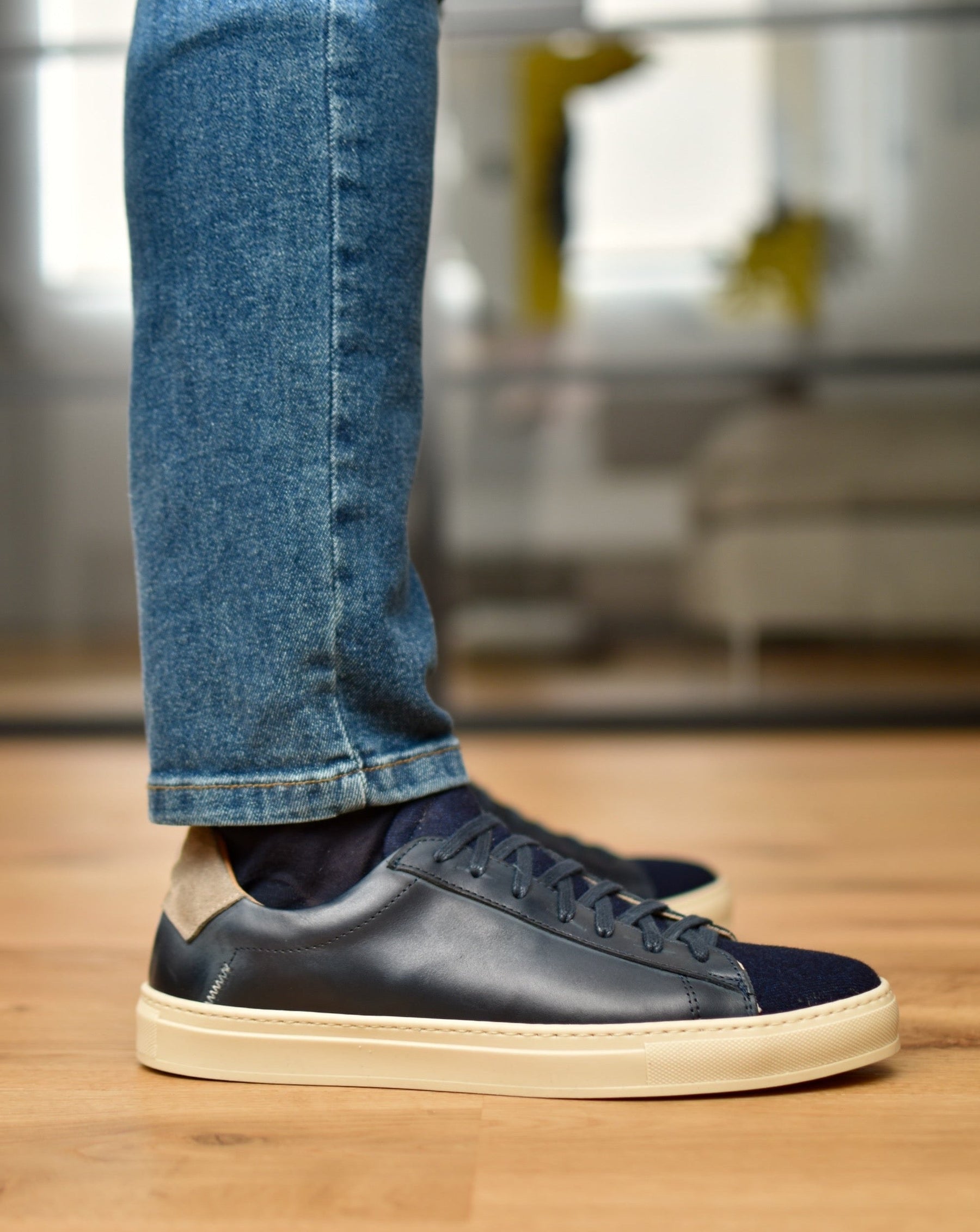 GALLIPOLI - Navy Leather