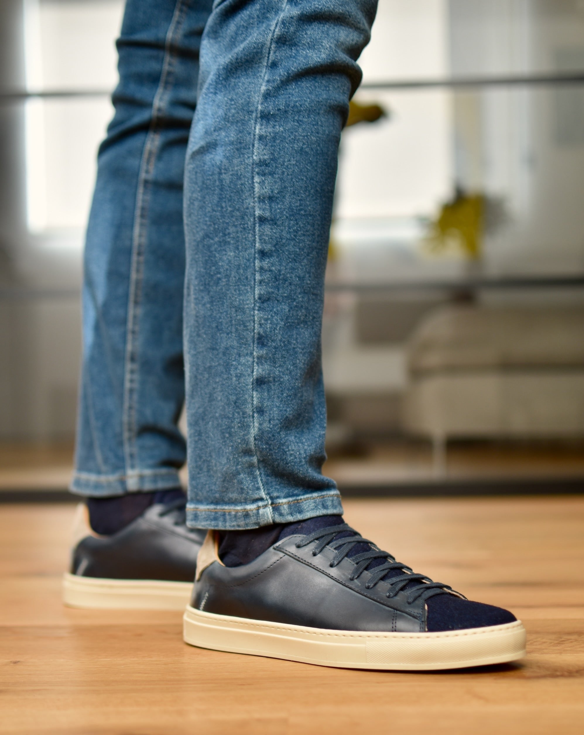 GALLIPOLI - Navy Leather