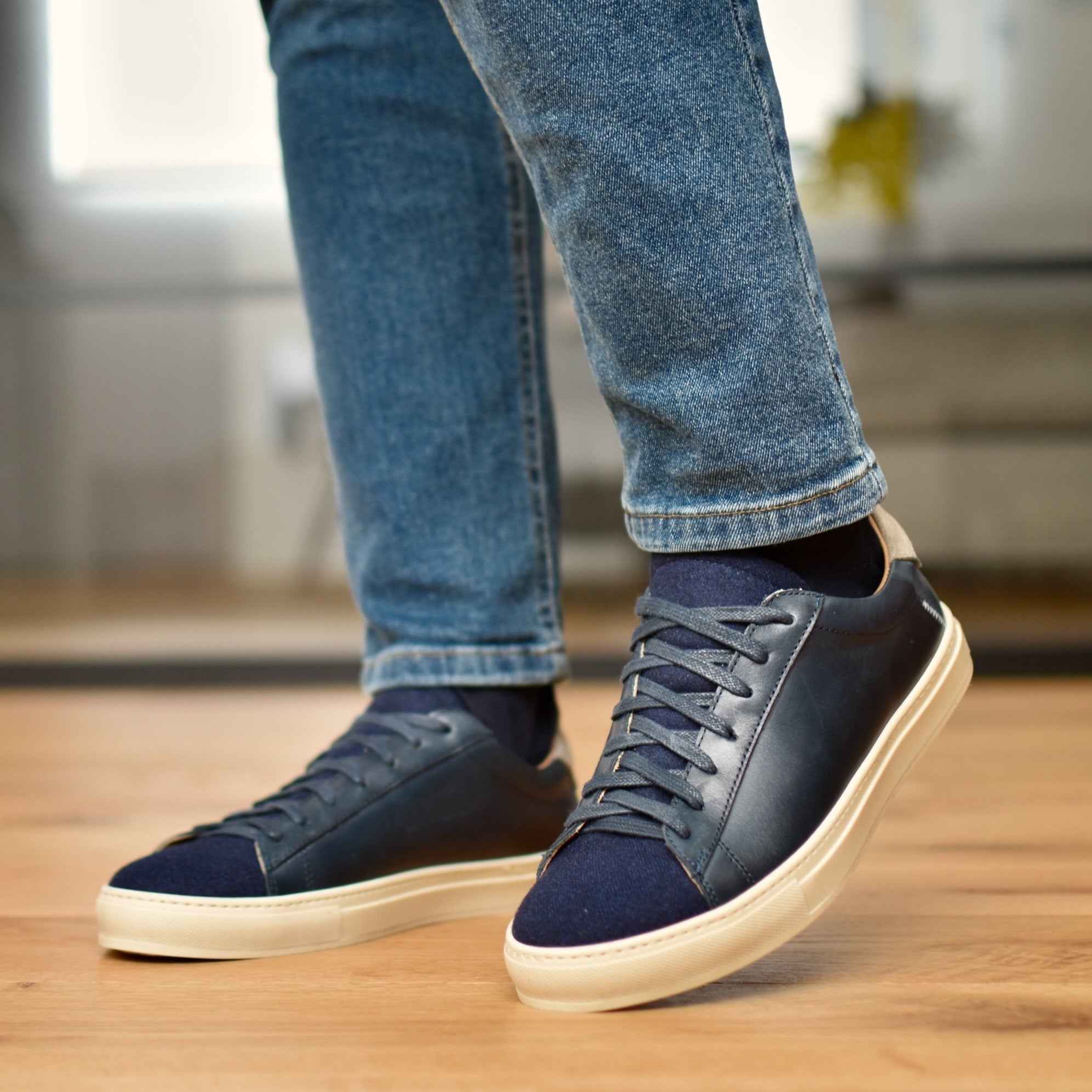 GALLIPOLI - Navy Leather