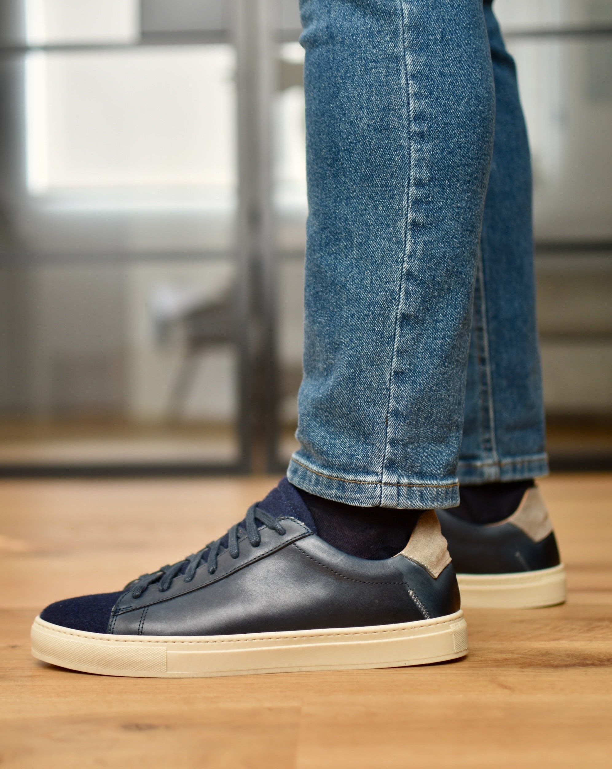 GALLIPOLI - Navy Leather