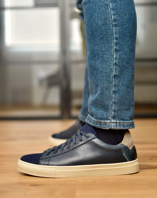 GALLIPOLI - Navy Leather