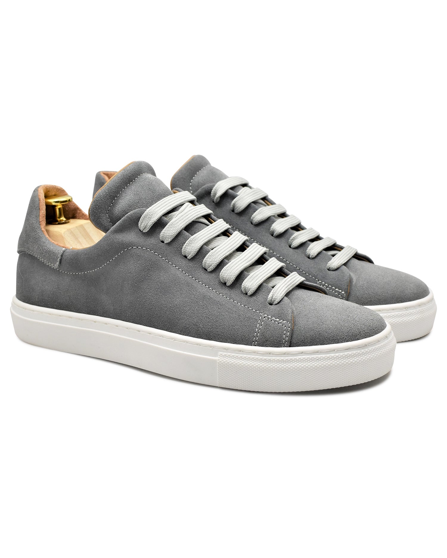 OSTUNI - Light Gray Suede