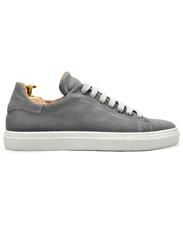 OSTUNI - Light Gray Suede