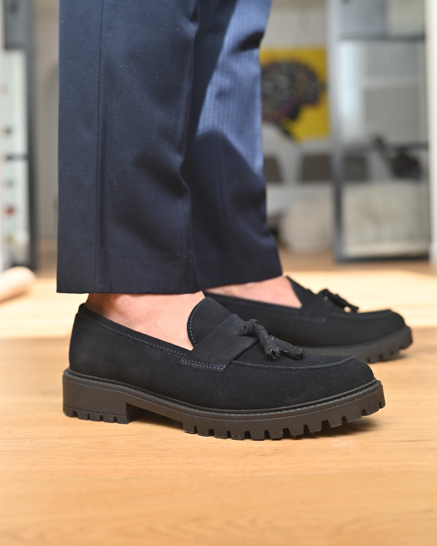 VIAREGGIO - Navy Suede