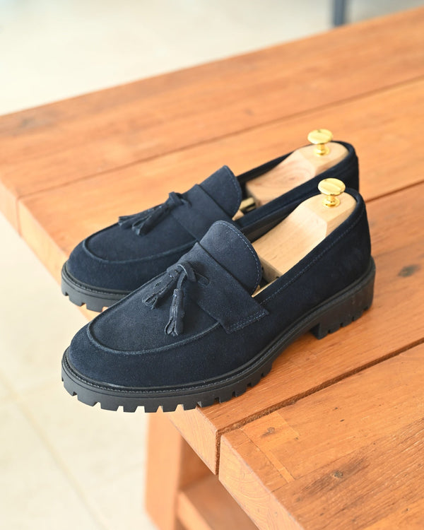 VIAREGGIO - Navy Suede