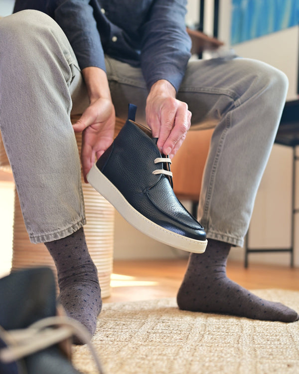 LEUCA - Blue Leather