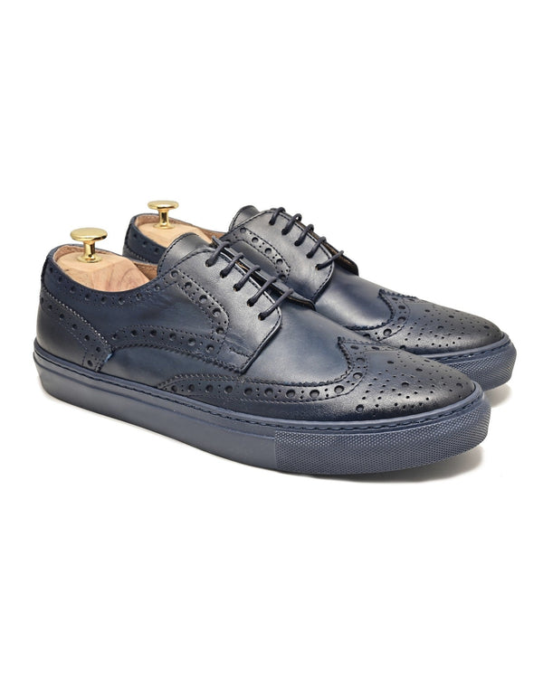 CAPRI - Full Navy Leather