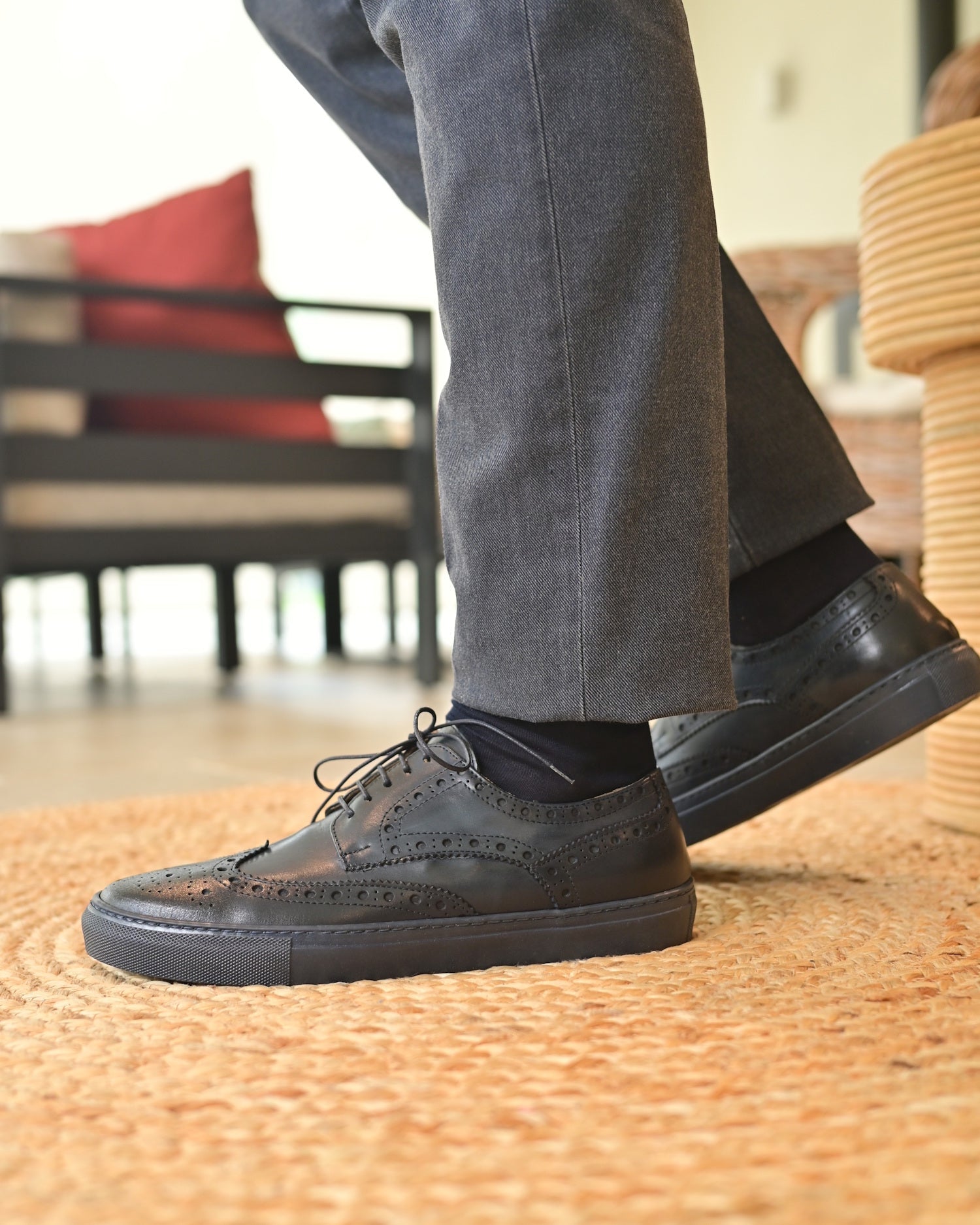 CAPRI - Volledig Navy Leer