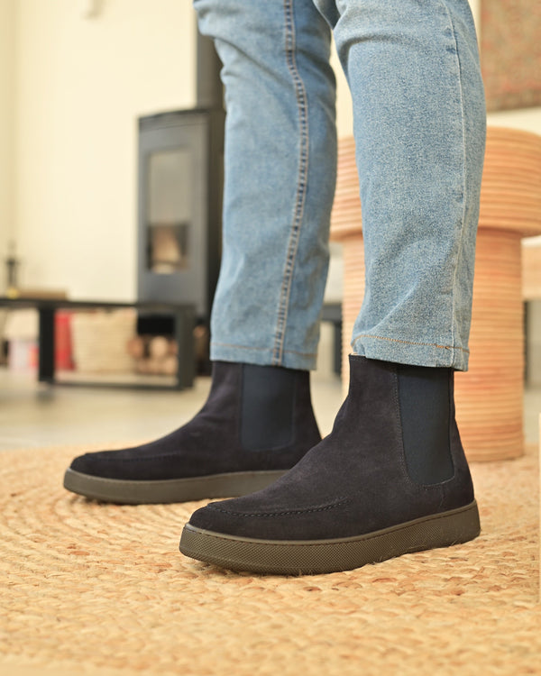 Cortina - Navy Suede