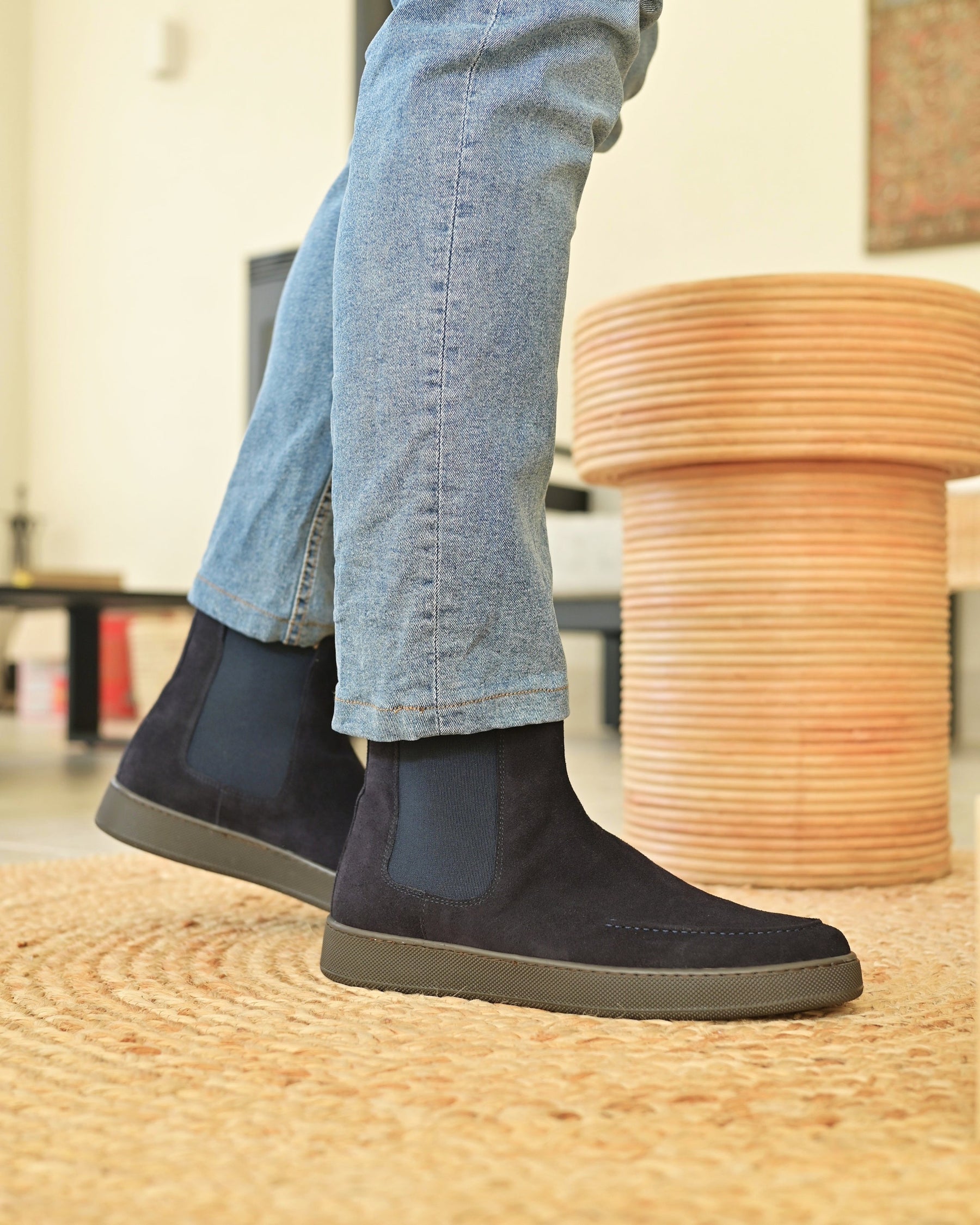 Cortina - Navy Suede