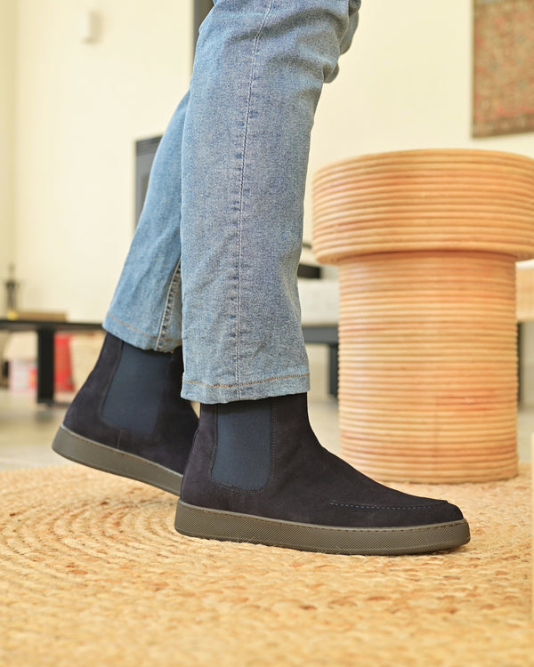 Cortina - Navy Suede