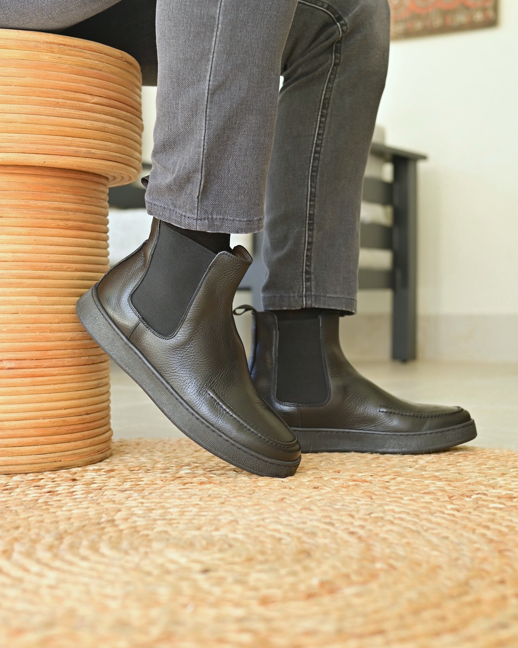 Cortina - Zwart Leer