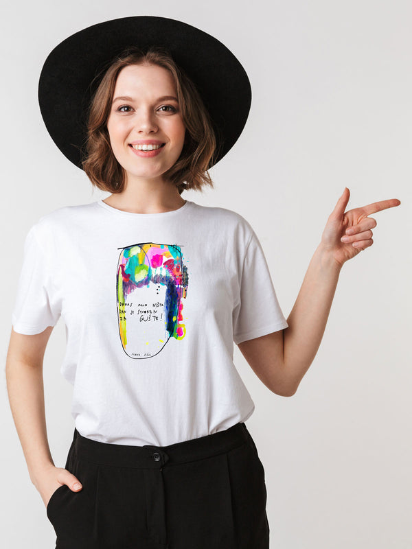 M/structured women's t-shirt /Today a little nothing...