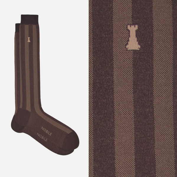 Dandy - Box of 6 Long Socks for Men in Filoscozia® - Mixed Pattern