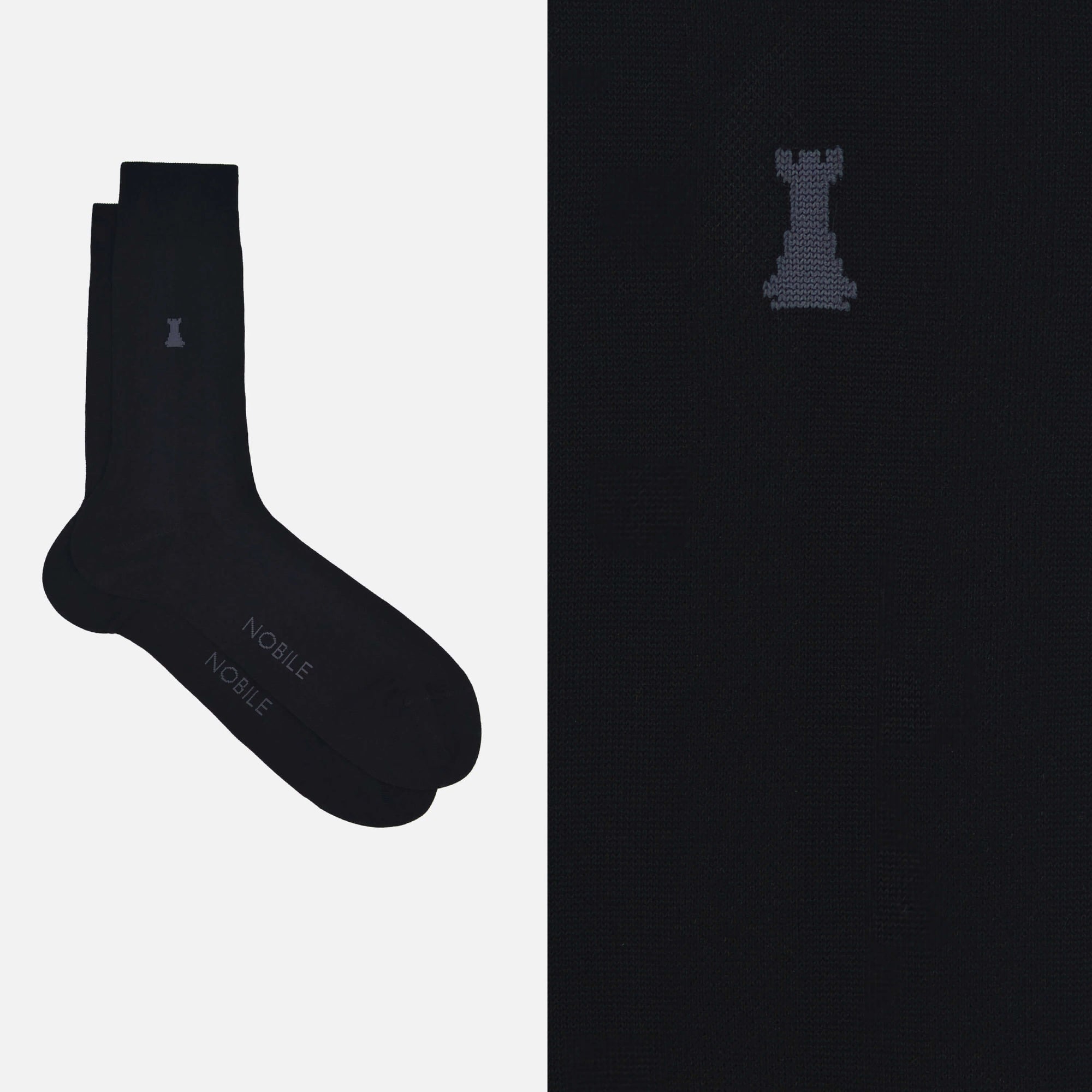 Dante - Chaussettes courtes pour hommes avec côtes larges en Filoscozia®