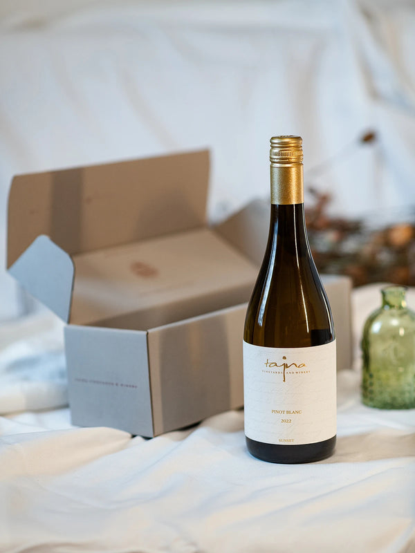 Pinot Blanc z kolekcie SUNSET v darčekovej kazete, biele víno, darček