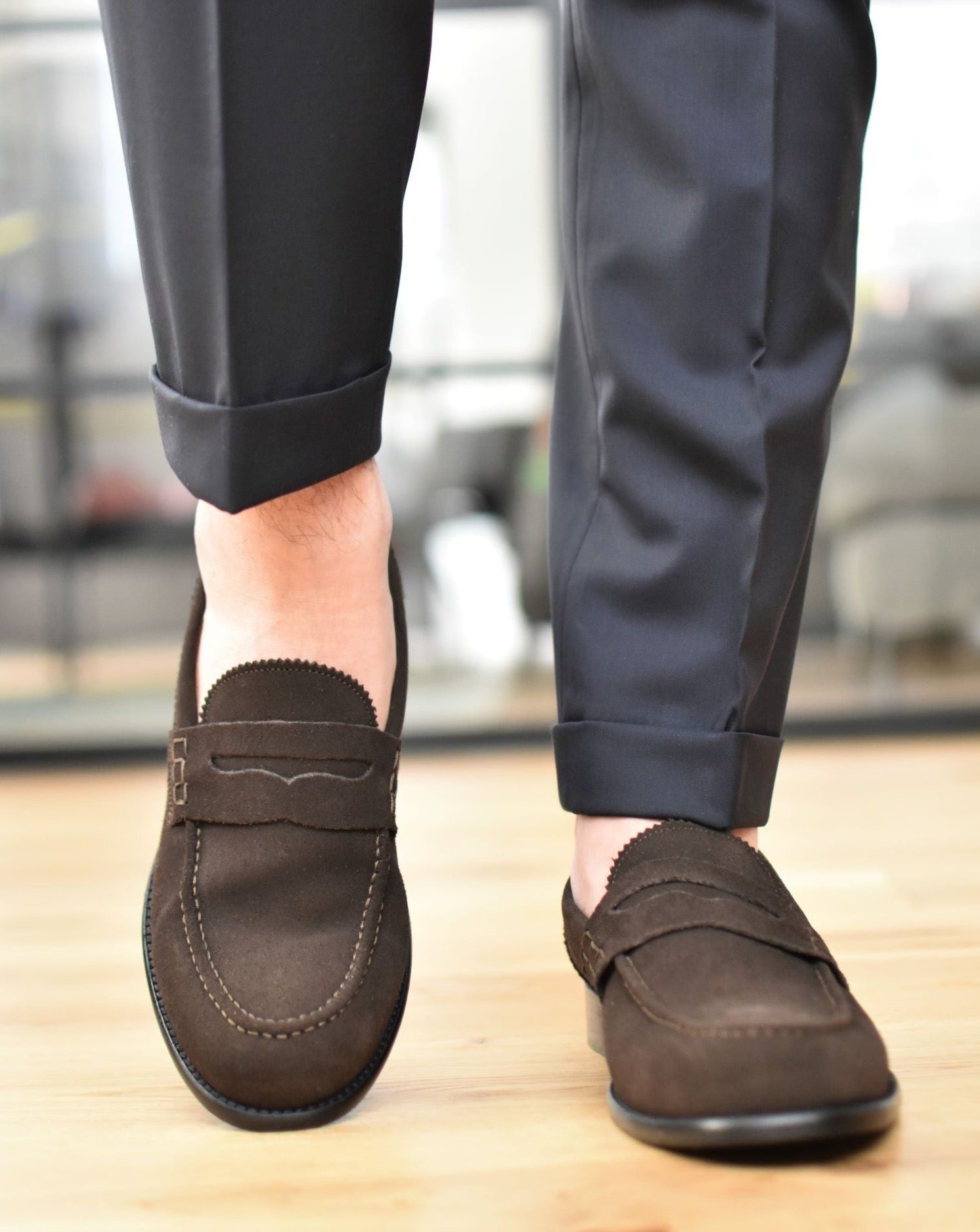 Tamni VERNAZZA - Smeđi Suede