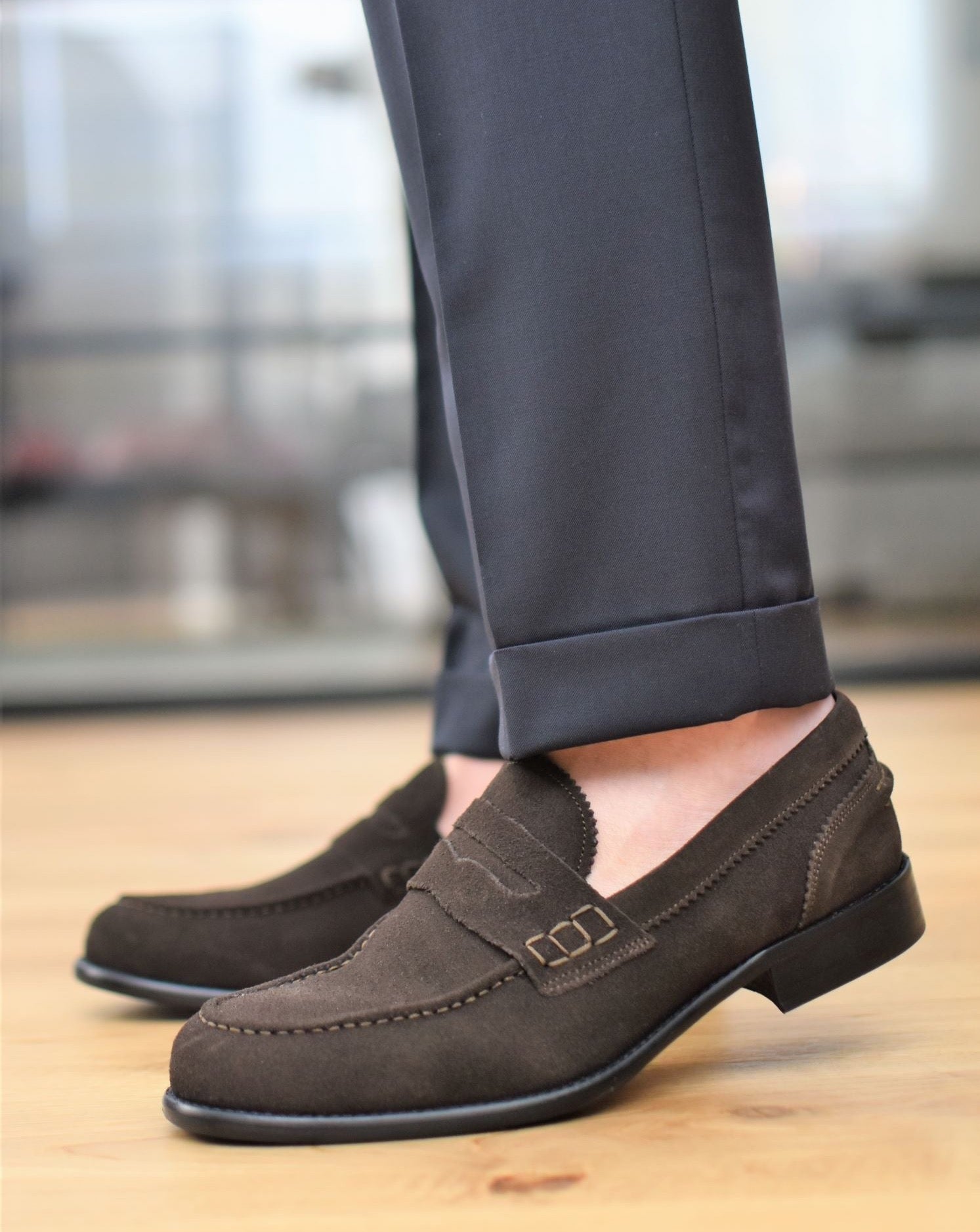 Tamni VERNAZZA - Smeđi Suede