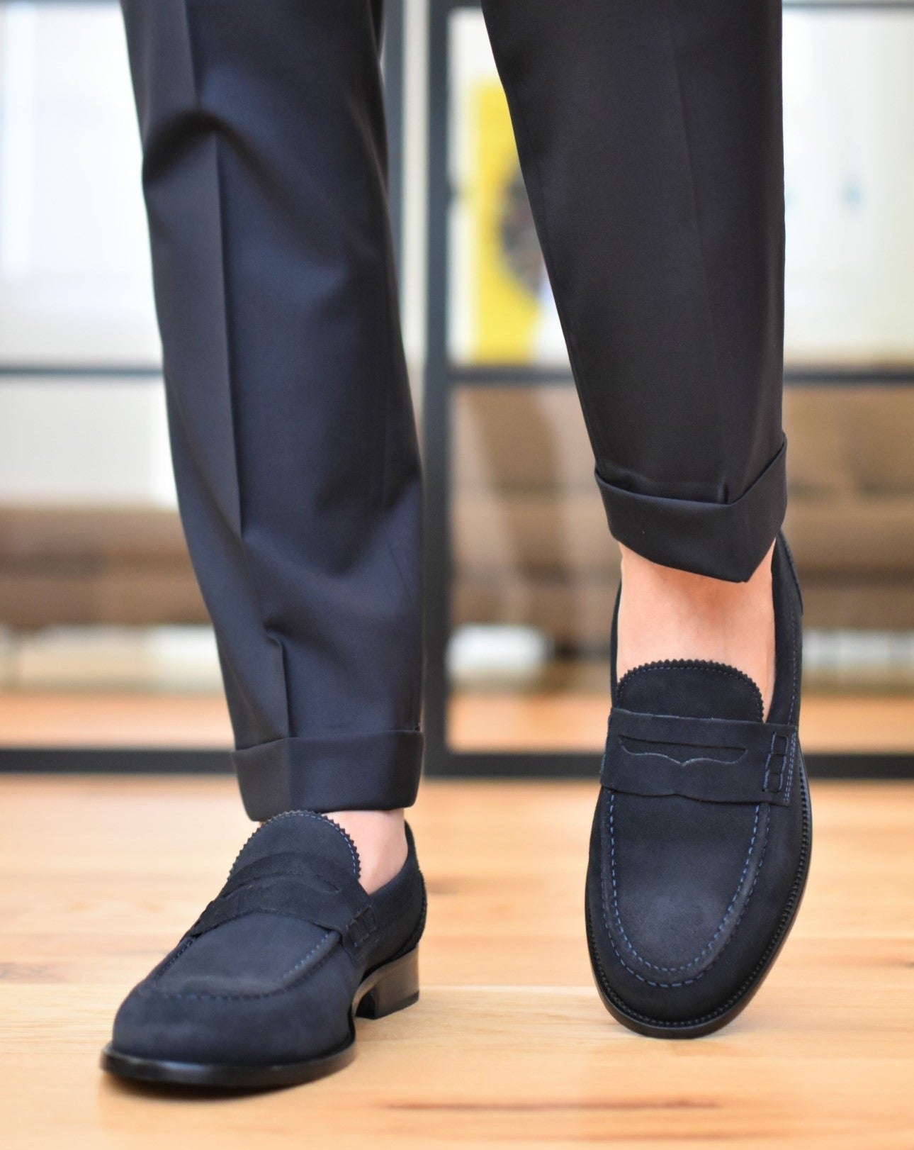 Dark VERNAZZA - Navy Suede