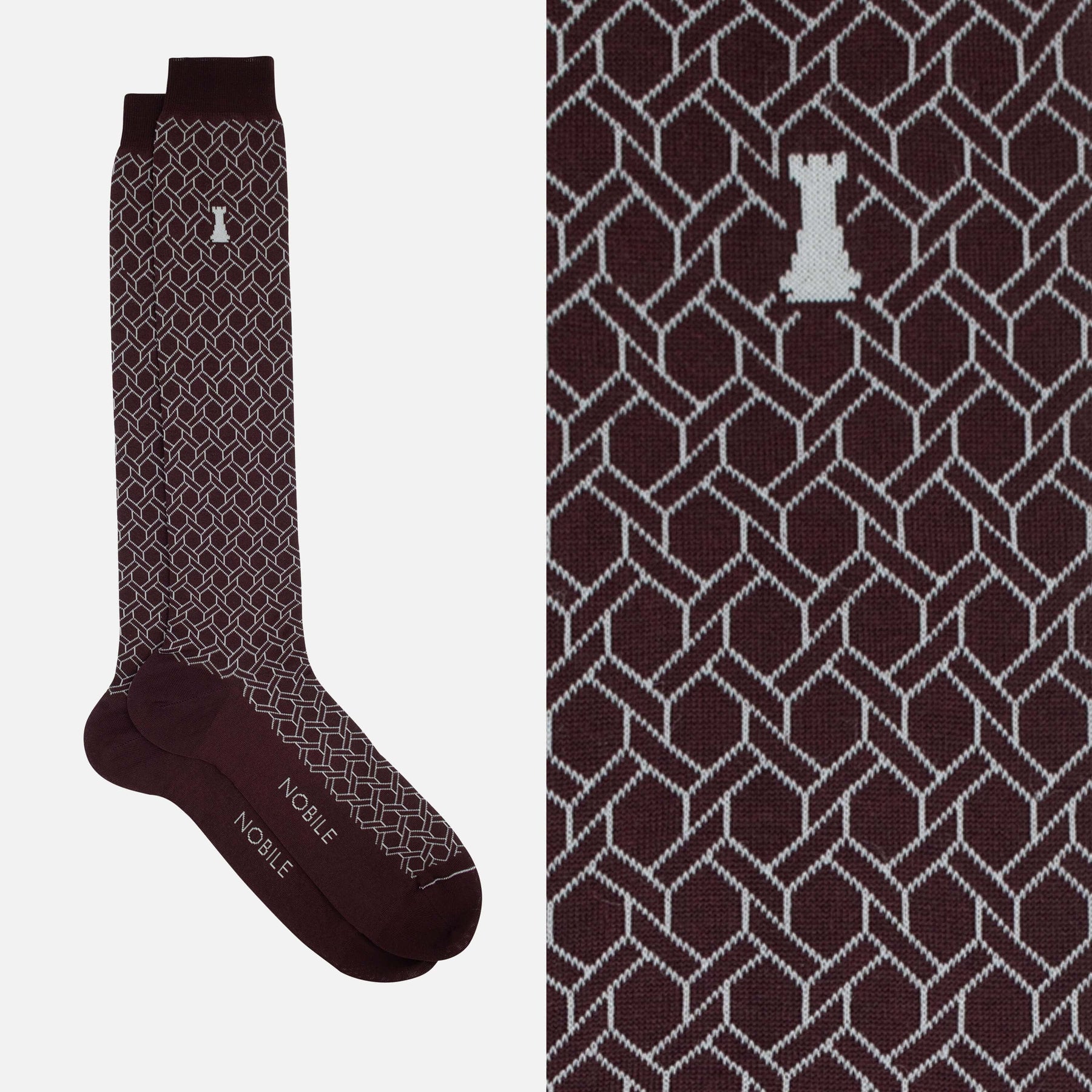 De’ Medici - Long Honeycomb Socks
