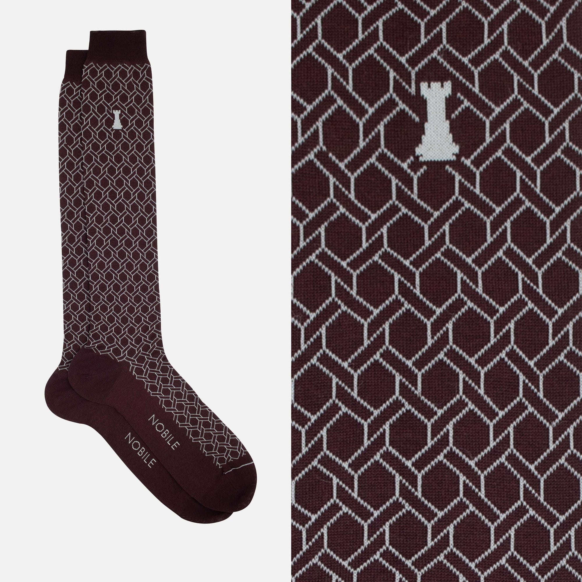 De’ Medici - Long Honeycomb Socks