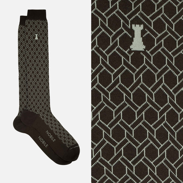 De’ Medici - Long Honeycomb Socks