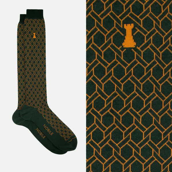 De’ Medici - Long Honeycomb Socks