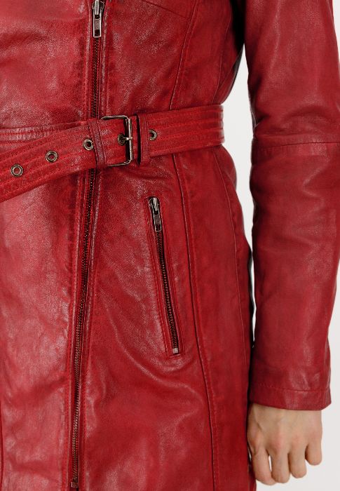 Details Milou rood jas