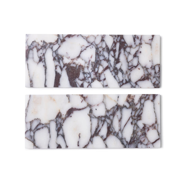 Marble Tray Rectangle S Calacatta 10x25cm