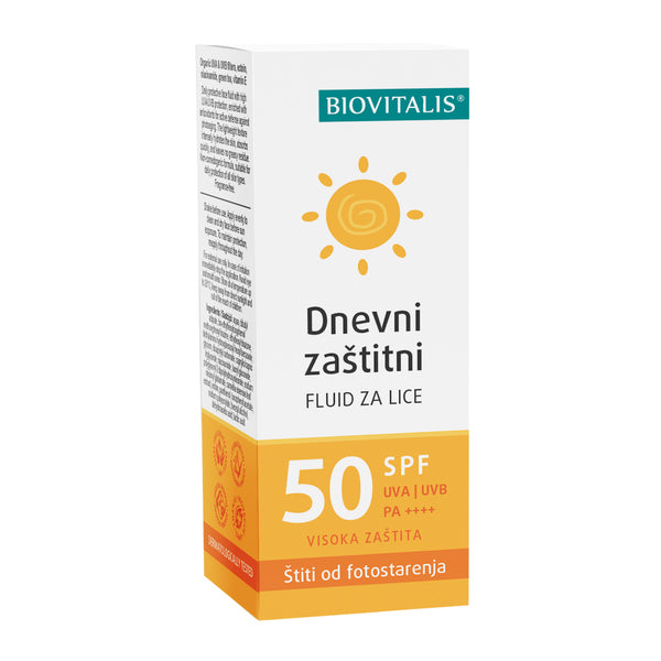 Prirodni SPF za lice Biovitalis