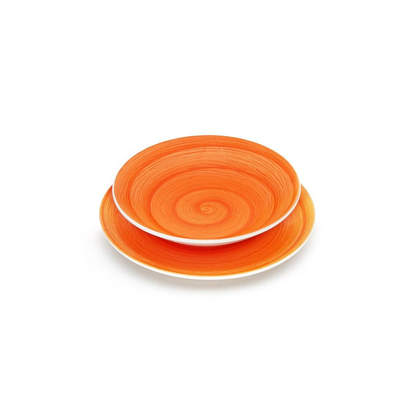 DEEP PLATE - MANDARIN - MEMENTO TABLE VERTIGO