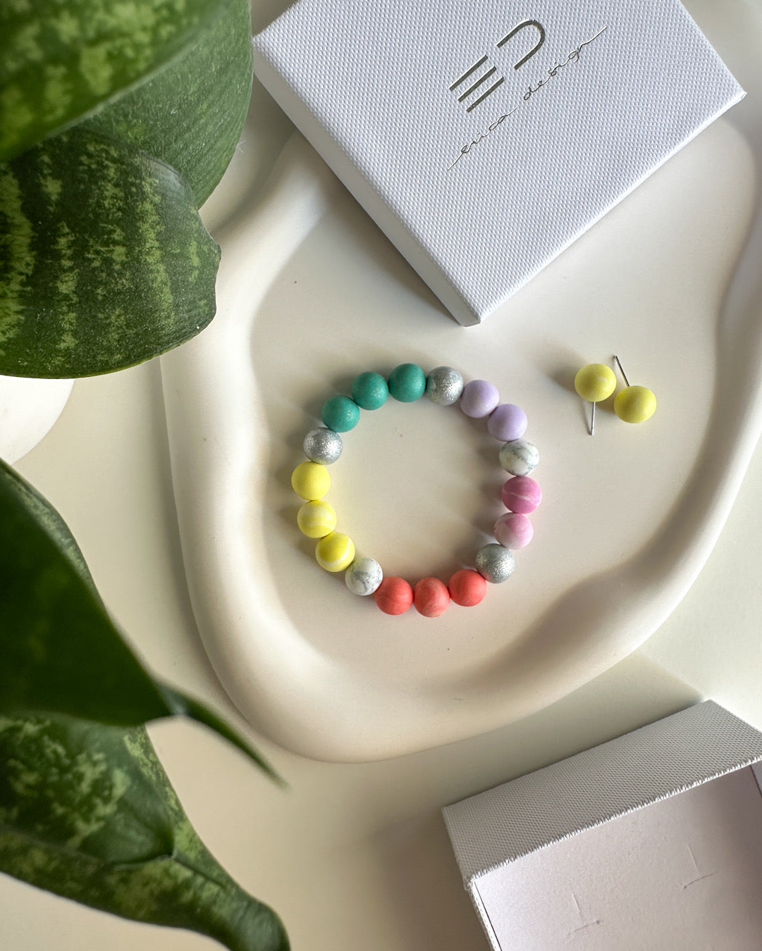 Bracelet, earrings | BULB LIMITED | colorful #1