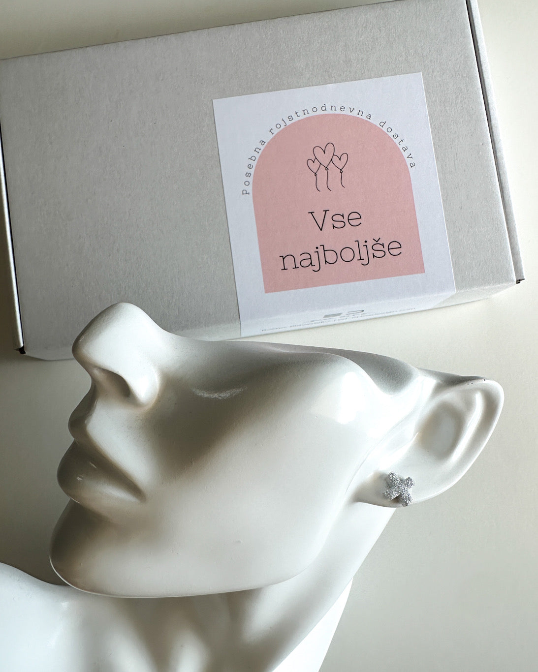 Package Posebna Rojstnodnevna Dostava (Special Birthday Delivery) | Coffee + Earrings XX