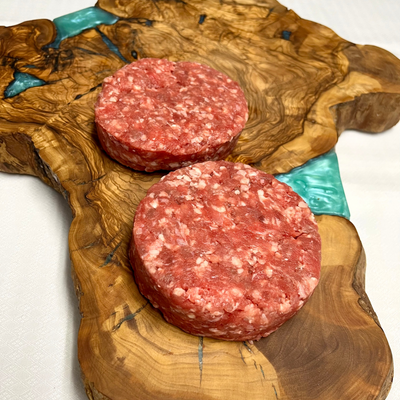 4 100% Natural Beef Burgers of 200 g each. In 2 packs.